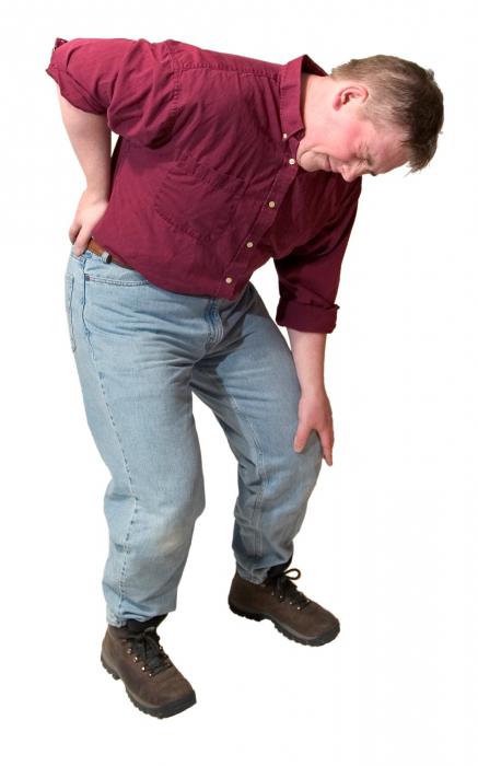 боли слева в области спины