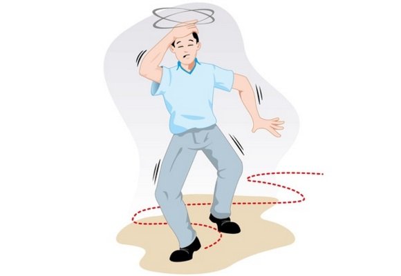 У мужчины кружится голова