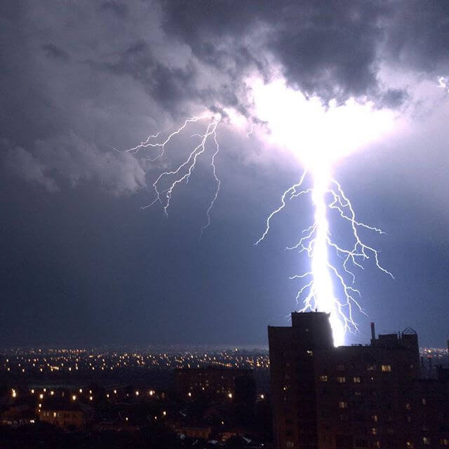 Гроза над городом Гроза