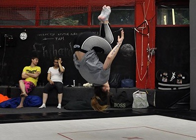 Группировка в прыжке