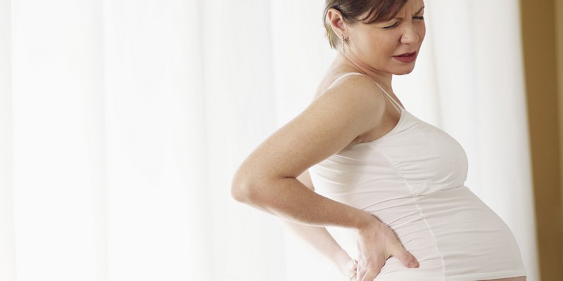 pregnant woman having backache