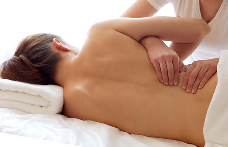 массаж упражнения для спины