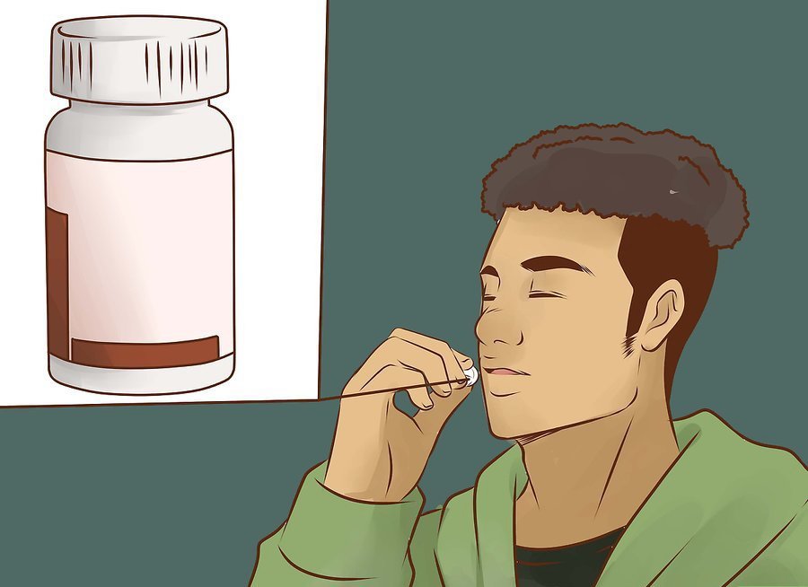 Прием обезболивающего средства